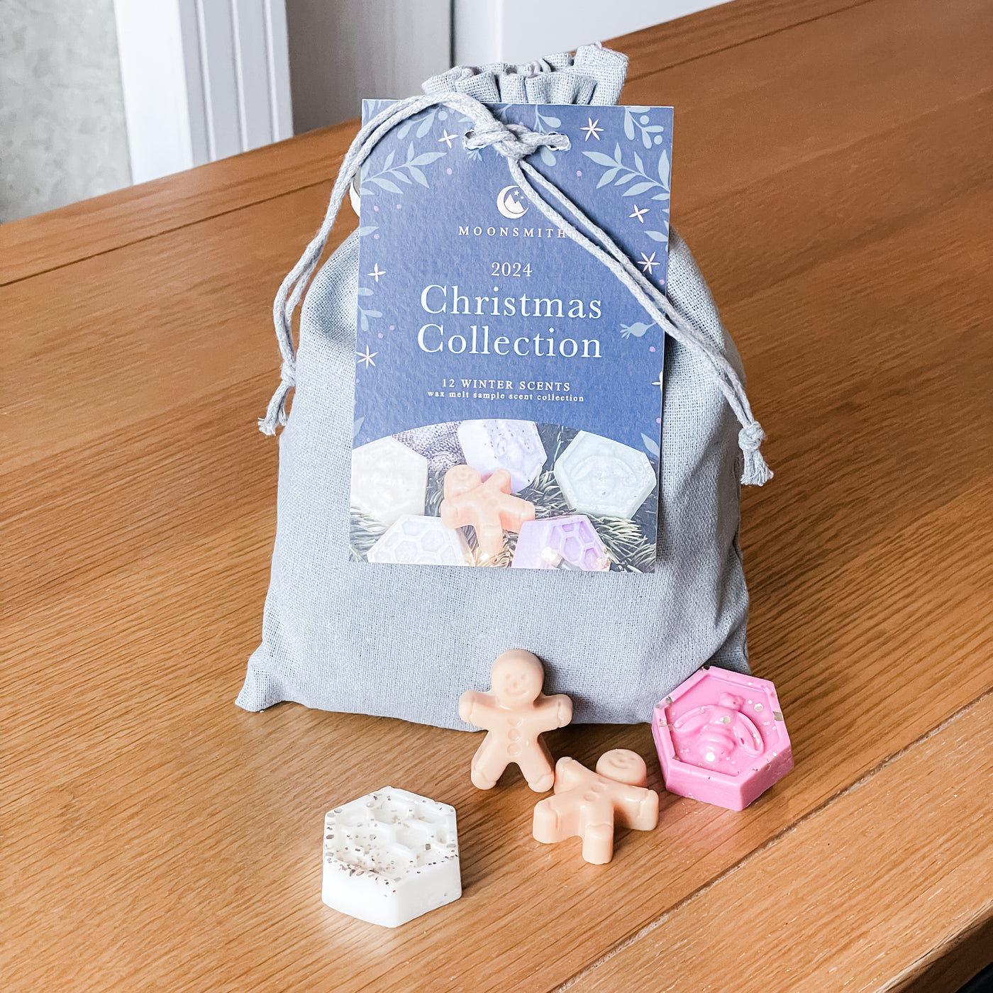 Christmas 2024 - 12 scent Wax Melt Collection Bag